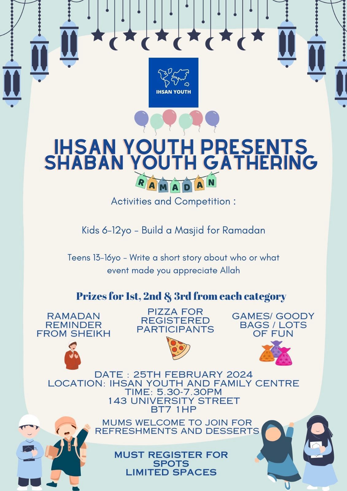 The original Sha’ban Youth Gathering invitation from February 2024